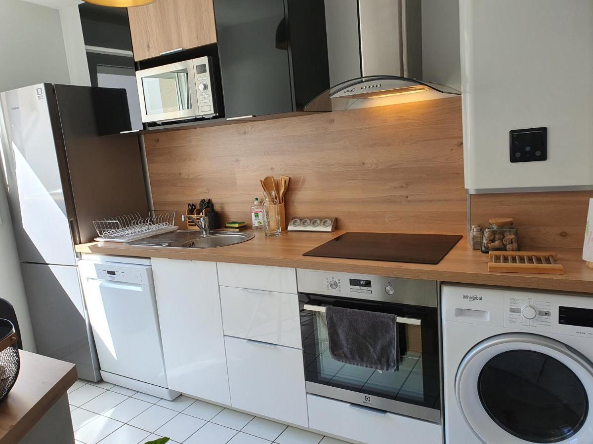 Magnifique Appartement Avec Garage Prive Et Terrasse Reims Kültér fotó